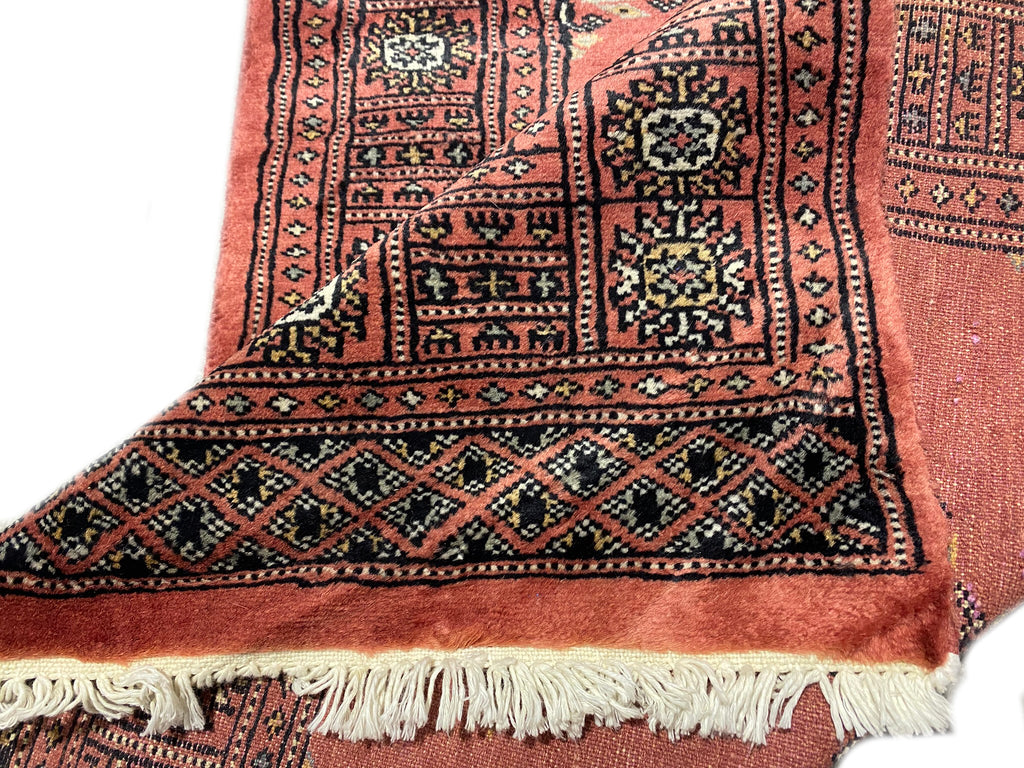 8' Feet Bokhara Runner handmade Pakistan #F-6808