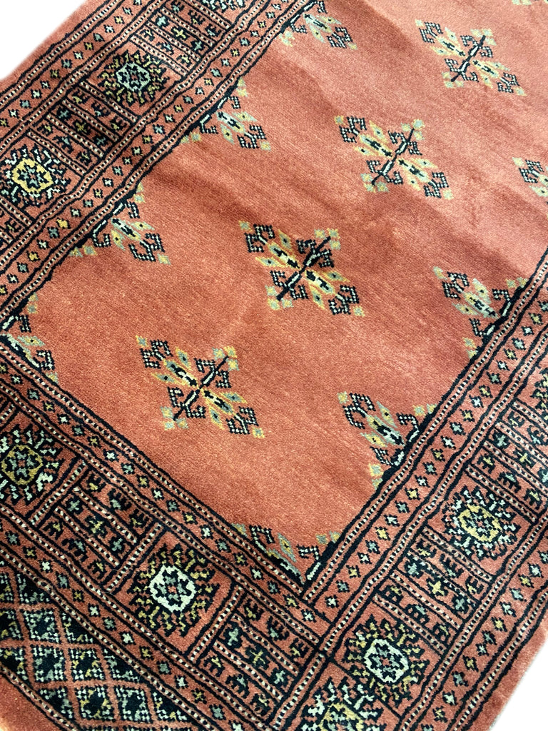 8' Feet Bokhara Runner handmade Pakistan #F-6808