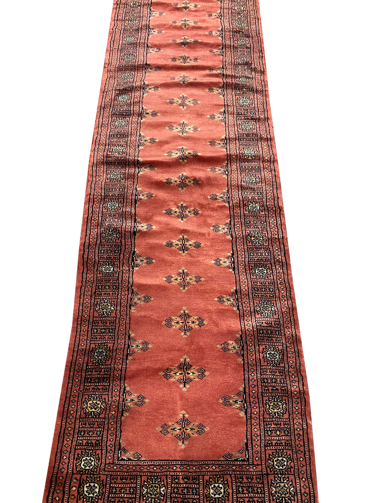 8' Feet Bokhara Runner handmade Pakistan #F-6808