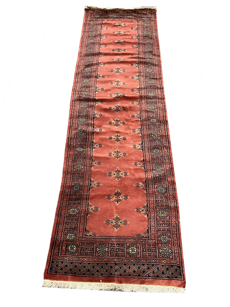 8' Feet Bokhara Runner handmade Pakistan #F-6808
