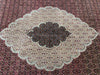 Load image into Gallery viewer, 10 x 13.4 Fine Quality Wool and Silk Tabriz Mahi handmade in India Lustrous Pile Dense Weave #F-6813