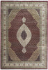 Load image into Gallery viewer, 10 x 13.4 Fine Quality Wool and Silk Tabriz Mahi handmade in India Lustrous Pile Dense Weave #F-6813