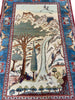Load image into Gallery viewer, 4.4 x 6.9 Genuine Persian Tehran Rug Scenery Carpet #F-6814
