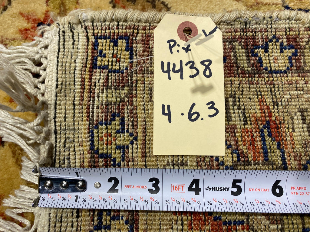 4 x 6.3 New Handmade Wool Jaipour Rug #PIX-4438