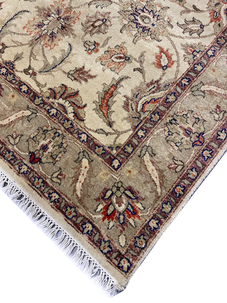 4 x 6.3 New Handmade Wool Jaipour Rug #PIX-4438