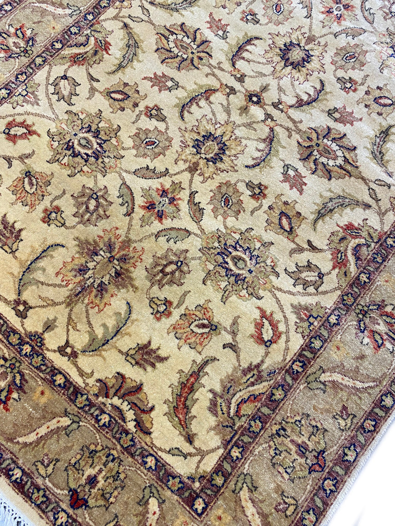4 x 6.3 New Handmade Wool Jaipour Rug #PIX-4438