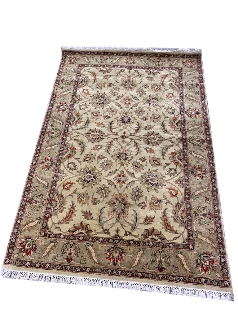 4 x 6.3 New Handmade Wool Jaipour Rug #PIX-4438