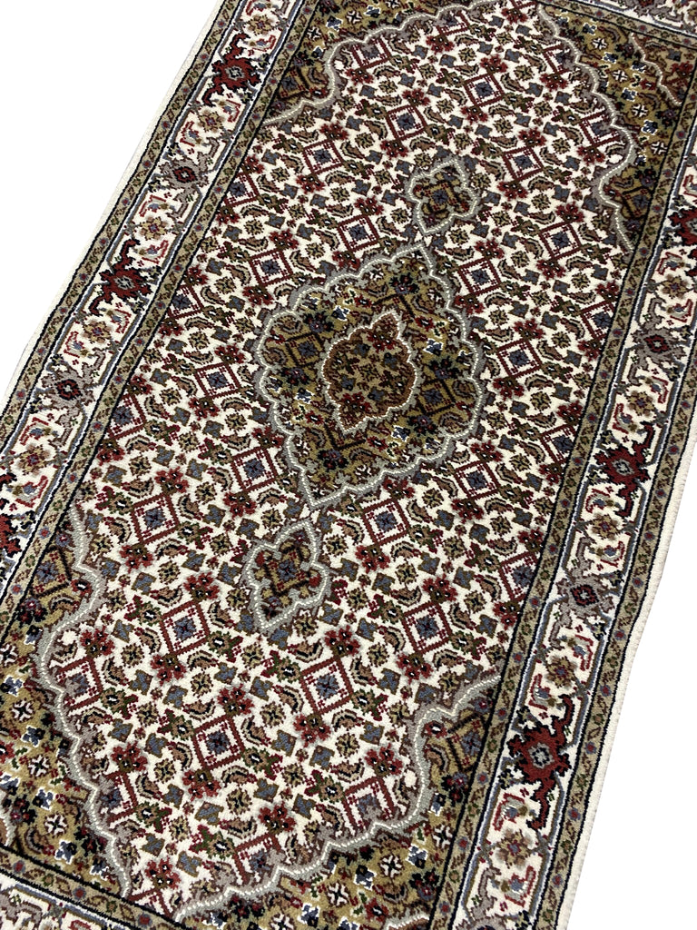 2.5 x 4.8 x 4.8 Mahi Tabriz Handmade Wool and Silk Rug #F-6817