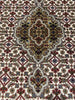 Load image into Gallery viewer, 2.5 x 4.8 x 4.8 Mahi Tabriz Handmade Wool and Silk Rug #F-6817