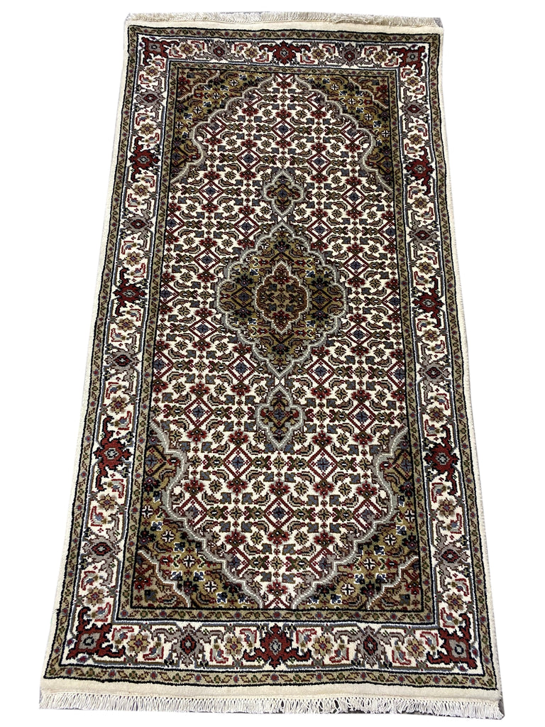 2.5 x 4.8 x 4.8 Mahi Tabriz Handmade Wool and Silk Rug #F-6817