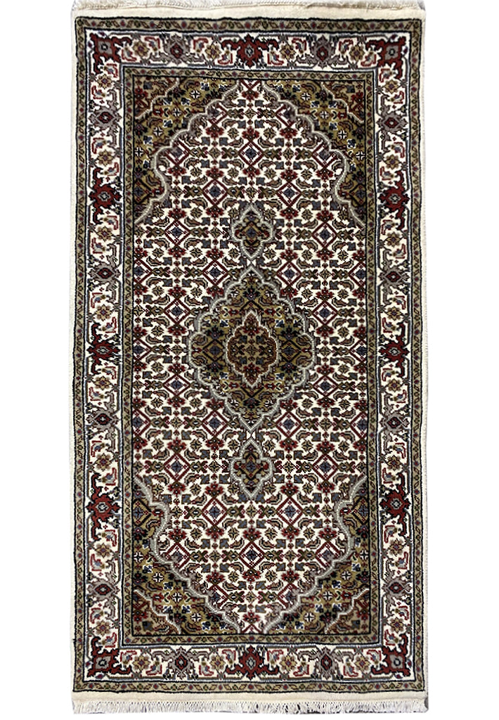 2.5 x 4.8 x 4.8 Mahi Tabriz Handmade Wool and Silk Rug #F-6817