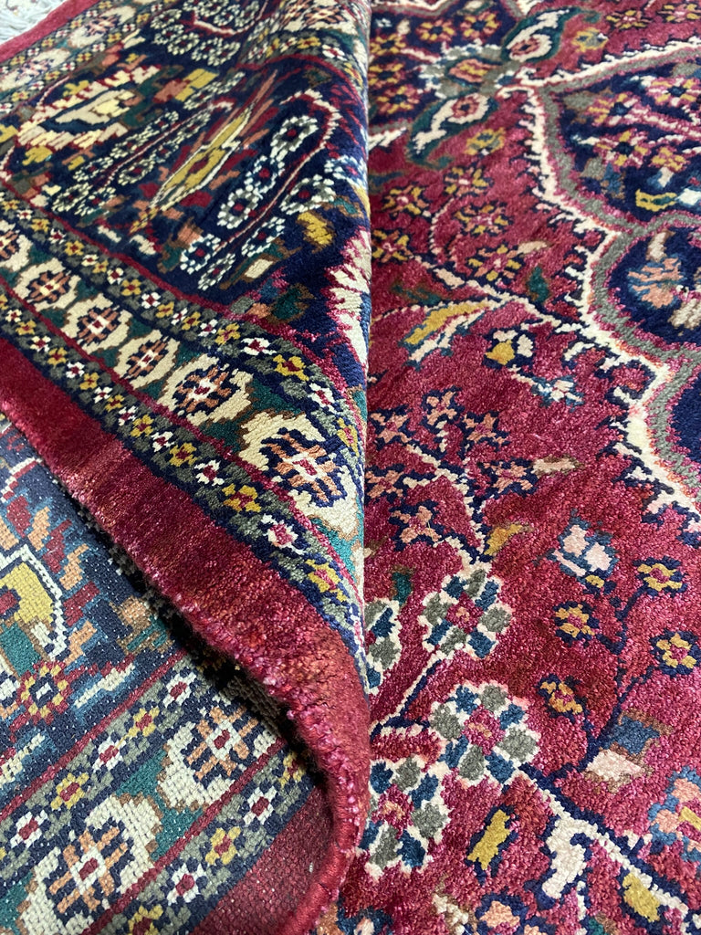 6.1 x 9.8 Kashmir Bamboo Silk Rug #F-6818