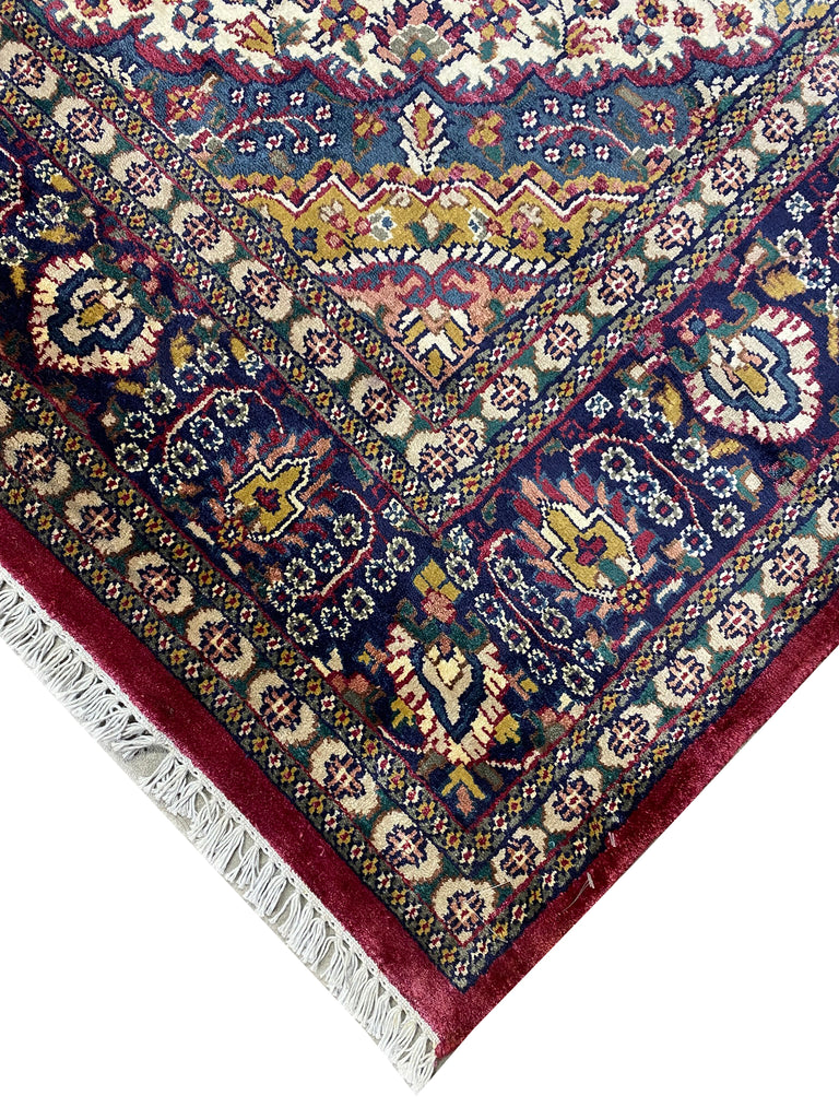 6.1 x 9.8 Kashmir Bamboo Silk Rug #F-6818