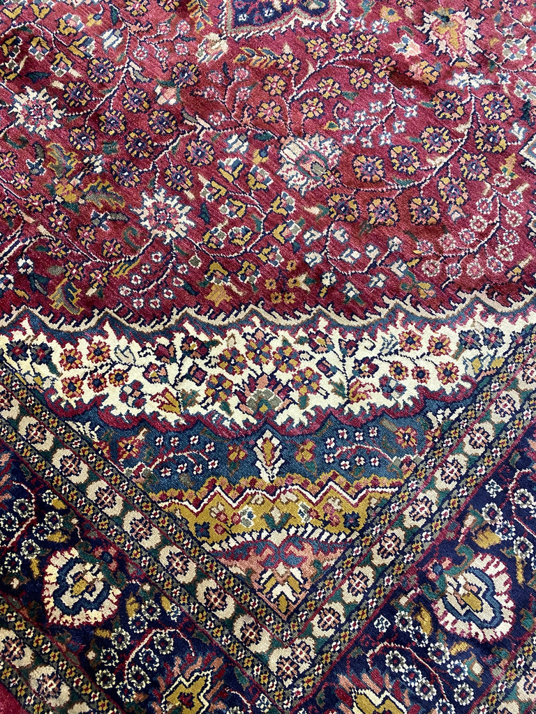 6.1 x 9.8 Kashmir Bamboo Silk Rug #F-6818