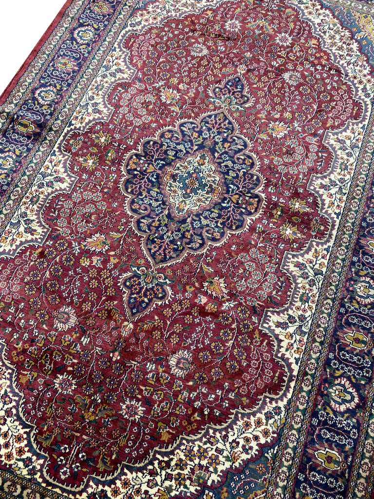 6.1 x 9.8 Kashmir Bamboo Silk Rug #F-6818