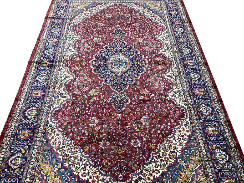 6.1 x 9.8 Kashmir Bamboo Silk Rug #F-6818