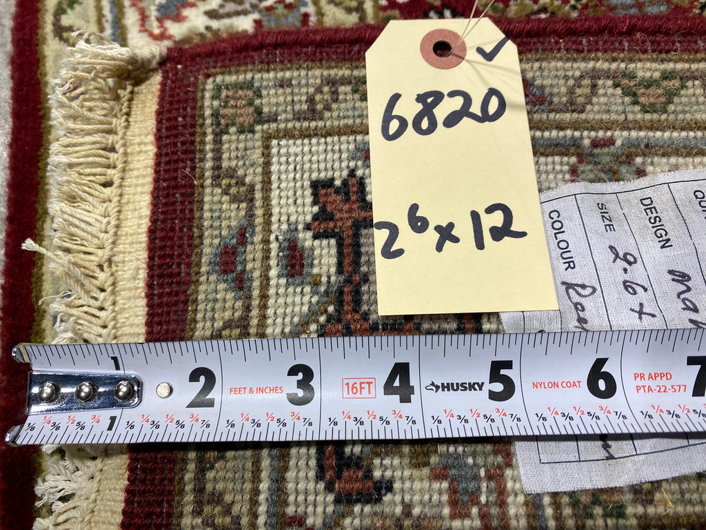 12' Feet Tabriz Mahi Quality Rug Soft Lustrous Pile #F-6820