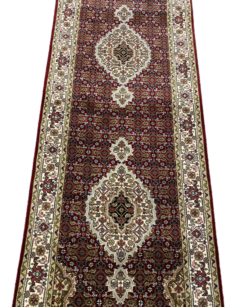 12' Feet Tabriz Mahi Quality Rug Soft Lustrous Pile #F-6820
