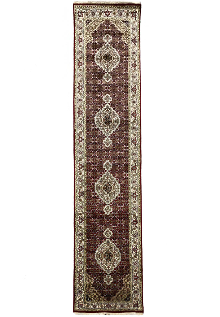 12' Feet Tabriz Mahi Quality Rug Soft Lustrous Pile #F-6820