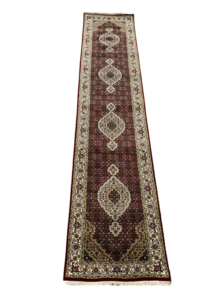 12' Feet Tabriz Mahi Quality Rug Soft Lustrous Pile #F-6820