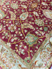 Load image into Gallery viewer, 6' x 9' New Handmade Wool Rug Burgundy Green #PIX-5177