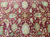Load image into Gallery viewer, 6' x 9' New Handmade Wool Rug Burgundy Green #PIX-5177