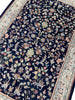 Load image into Gallery viewer, 5.9 x 8.10 Midnight Blue New Handmade Rug Fine Wool #F-6821