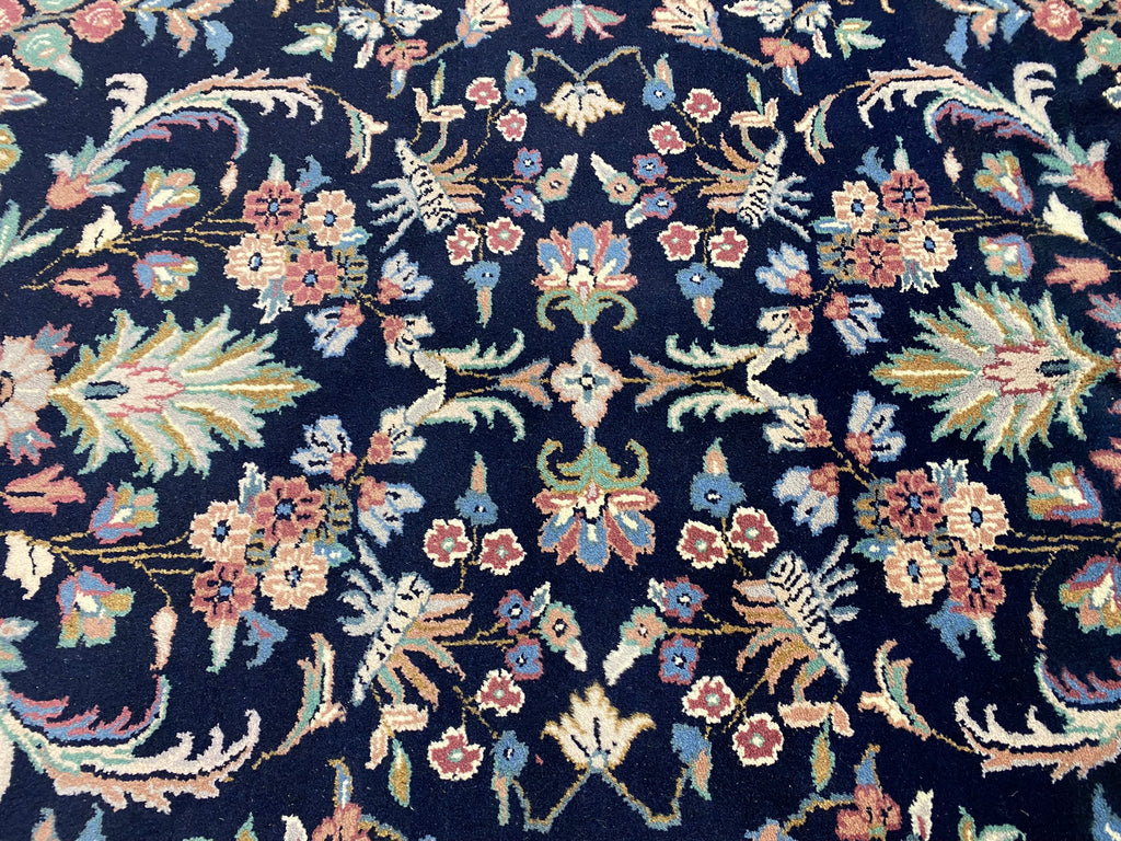 5.9 x 8.10 Midnight Blue New Handmade Rug Fine Wool #F-6821