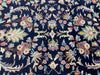 Load image into Gallery viewer, 5.9 x 8.10 Midnight Blue New Handmade Rug Fine Wool #F-6821