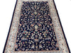 Load image into Gallery viewer, 5.9 x 8.10 Midnight Blue New Handmade Rug Fine Wool #F-6821