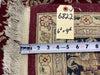Load image into Gallery viewer, 6.2 x 9.6 Quality Handmade Wool and Silk Rug BURGUNDY #F-6822