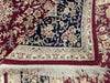 Load image into Gallery viewer, 6.2 x 9.6 Quality Handmade Wool and Silk Rug BURGUNDY #F-6822
