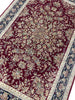Load image into Gallery viewer, 6.2 x 9.6 Quality Handmade Wool and Silk Rug BURGUNDY #F-6822