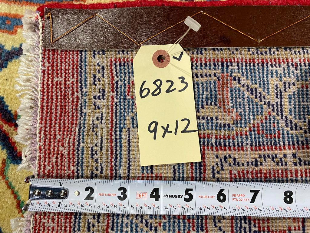 9 x 12 Semi-Antique Persian Tabriz Wool Rug #F-6823