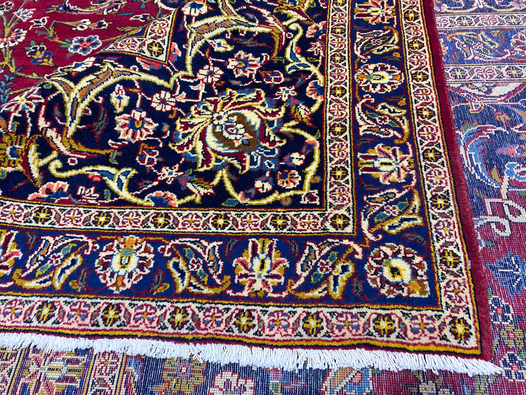 9.8 x 13.6 Persian Classic Kashan Rug #F-6825
