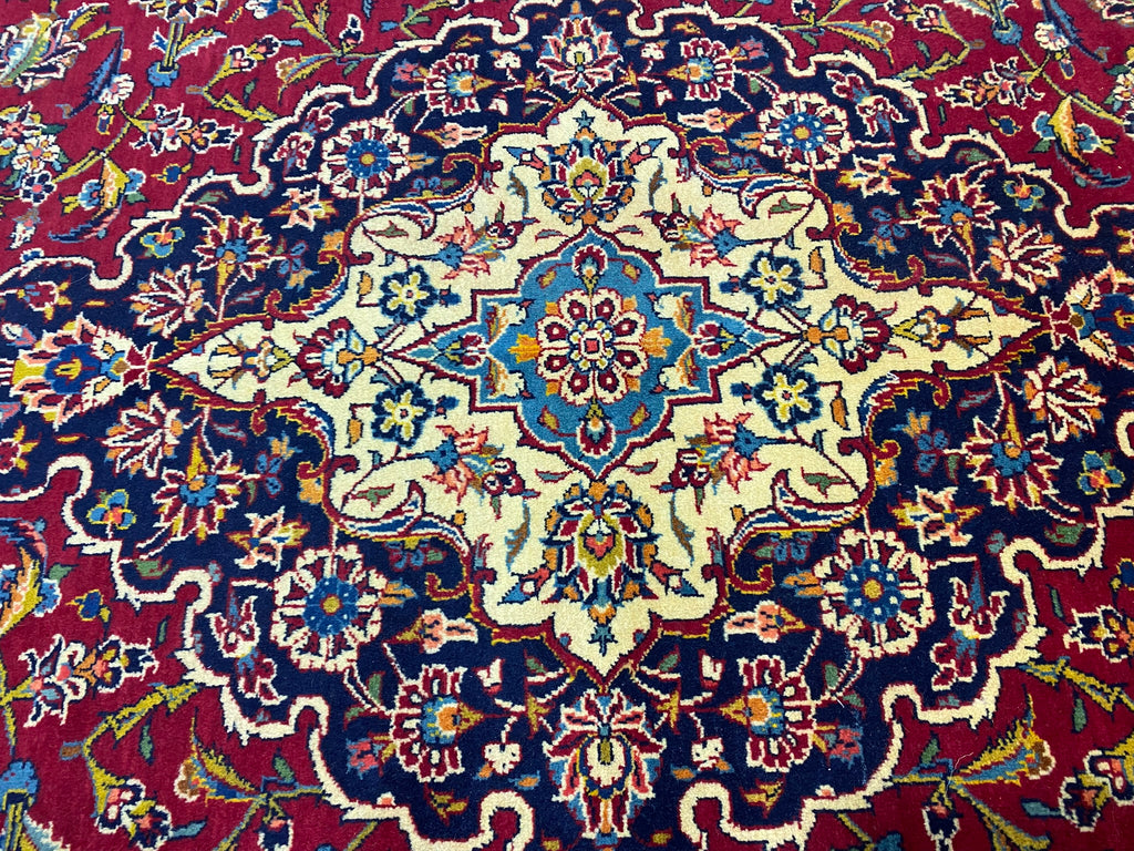 9.8 x 13.6 Persian Classic Kashan Rug #F-6825