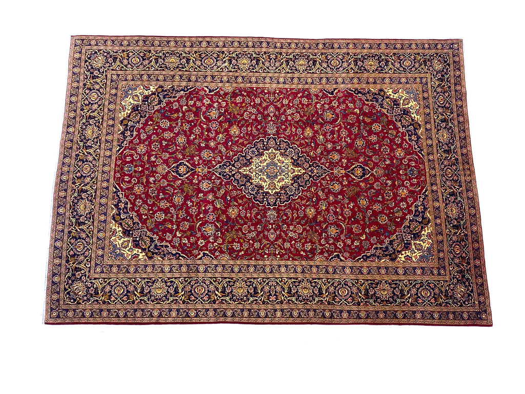 9.8 x 13.6 Persian Classic Kashan Rug #F-6825
