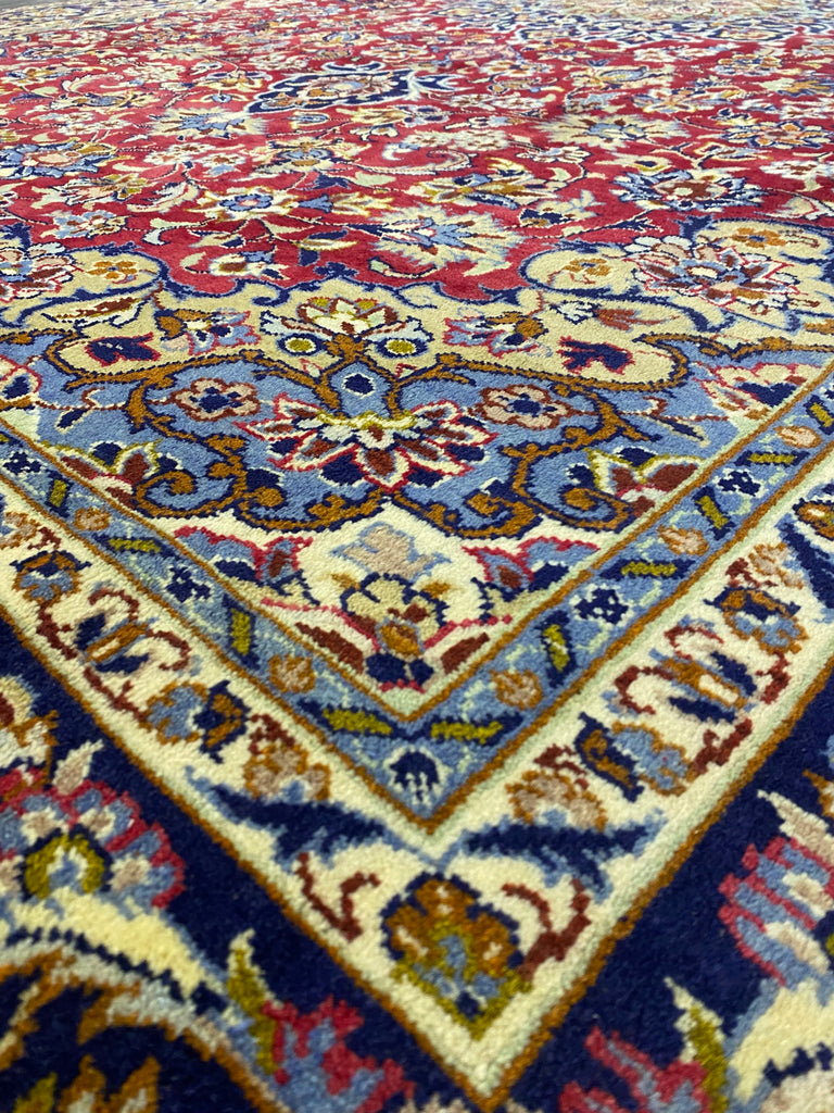 8.5 x 12.3 Classic Persian Kashan Traditional Rug #F-6826