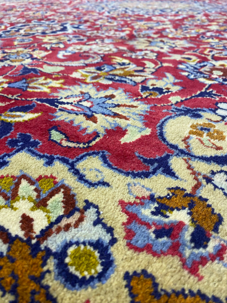 8.5 x 12.3 Classic Persian Kashan Traditional Rug #F-6826