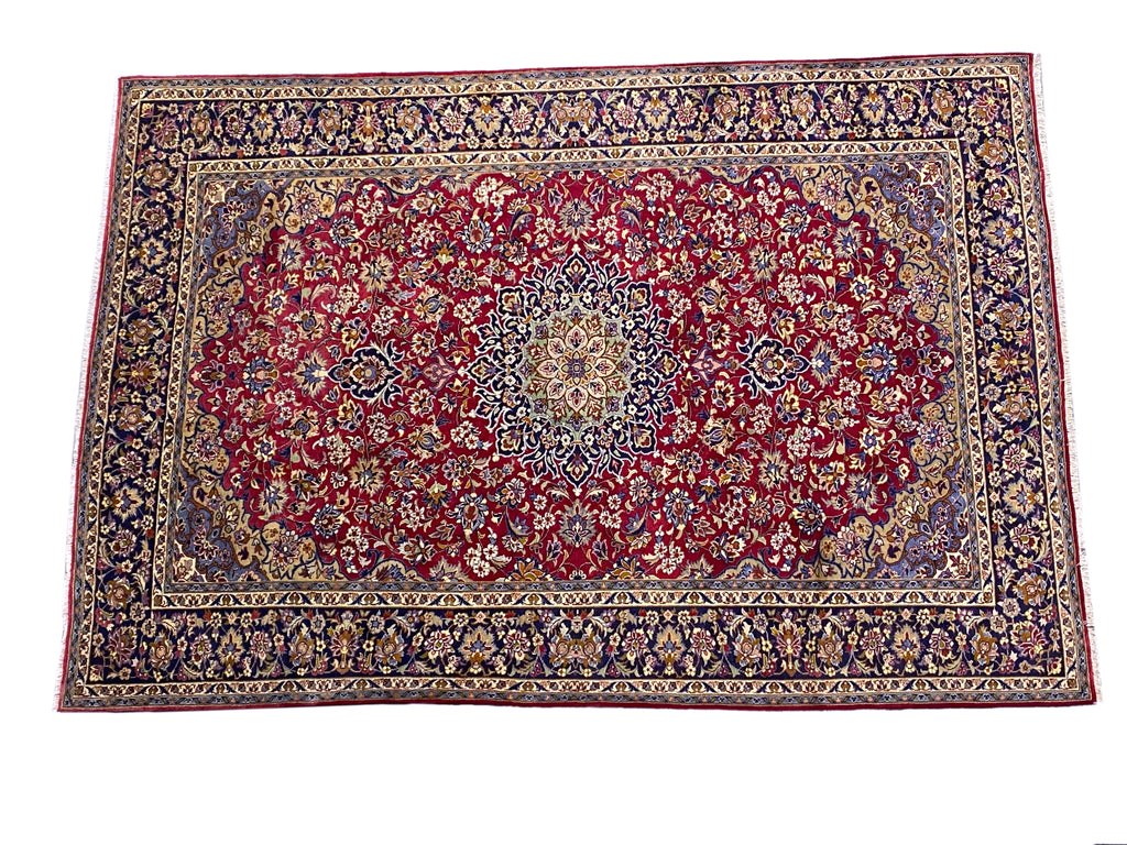 8.5 x 12.3 Classic Persian Kashan Traditional Rug #F-6826