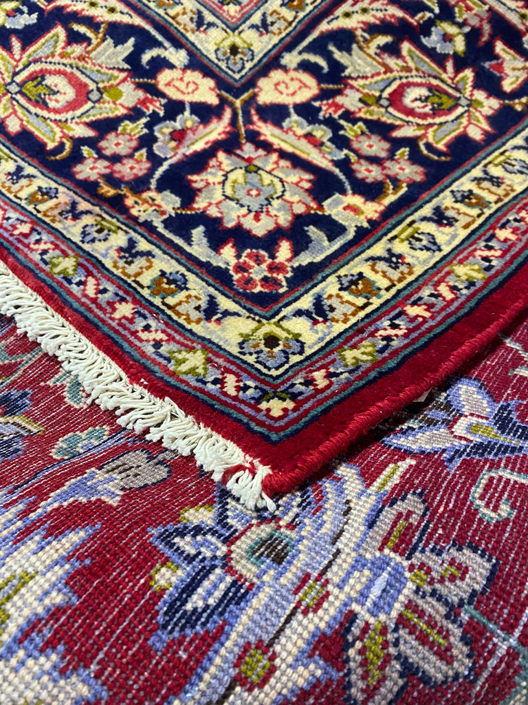 8.2 x 11.9 Semi-Antique Persian Esfahan Wool Rug #F-6827