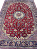Load image into Gallery viewer, 8.2 x 11.9 Semi-Antique Persian Esfahan Wool Rug #F-6827