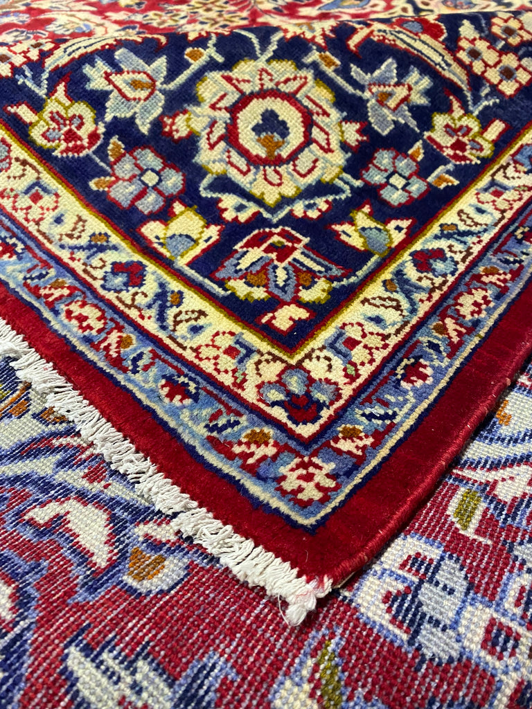 8.2 x 12.8 Genuine Persian Handmade Esfahan Wool Rug #F-6828