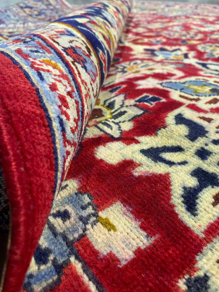 8.2 x 12.8 Genuine Persian Handmade Esfahan Wool Rug #F-6828
