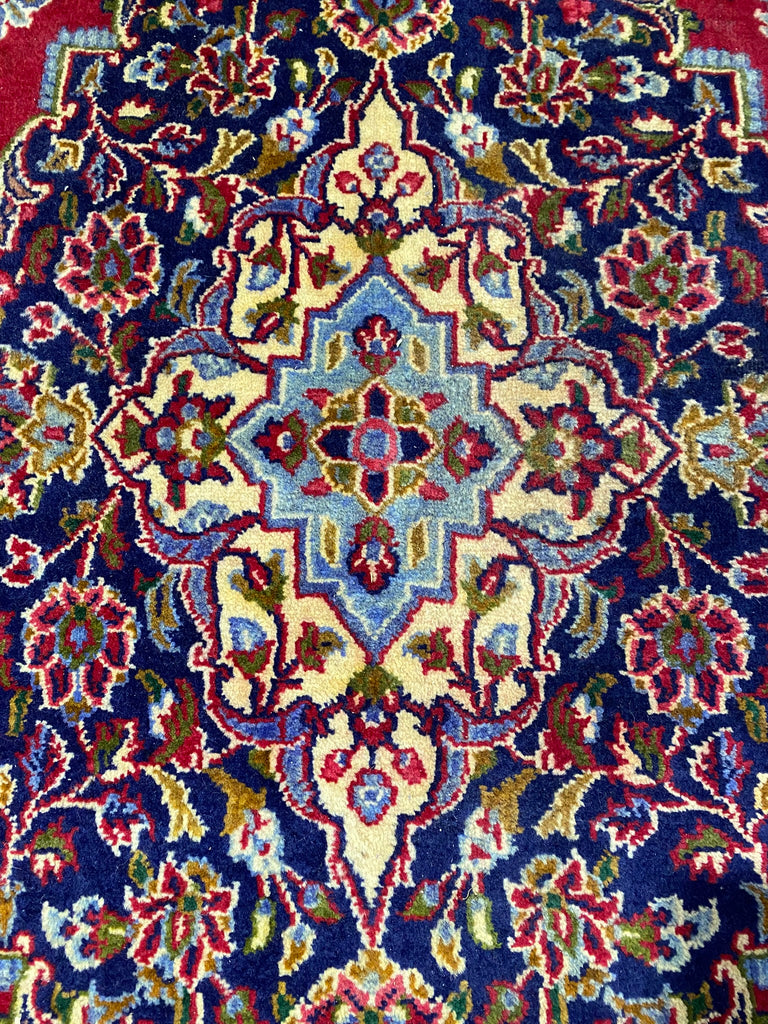 9.8 x 13.2 Authentic Persian Kashan Rug Traditional Carpet Iran #F-6830