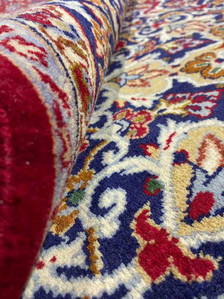 9.8 x 14 Genuine Persian Rug Esfahan Najafabad Wool Carpet #F-6831