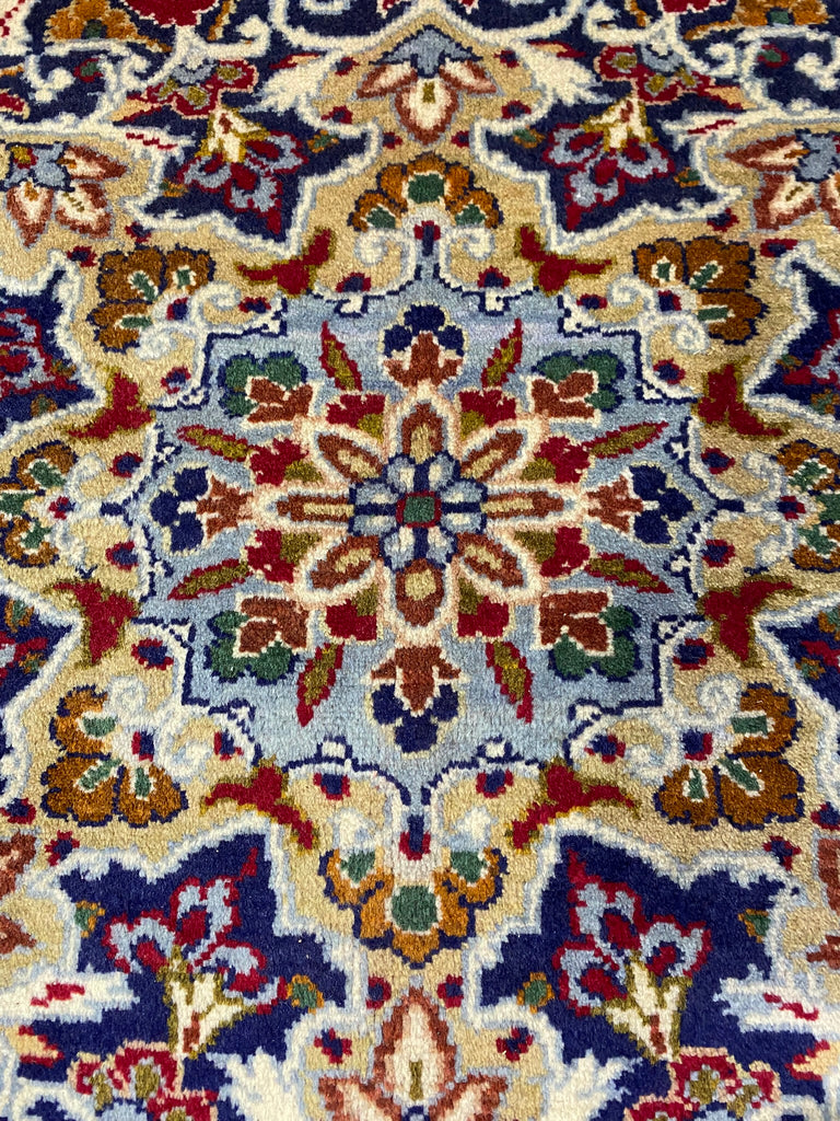 9.8 x 14 Genuine Persian Rug Esfahan Najafabad Wool Carpet #F-6831