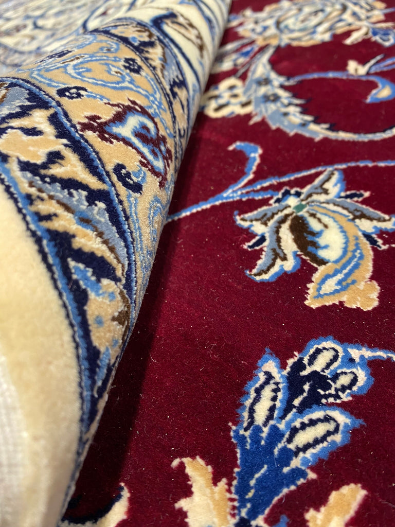 8.9 x 12.8 Super Fine Authentic Persian Nain Rug #B-80008