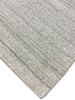 Load image into Gallery viewer, 12.6 x 15.1 Plain Solid Color Handmade Wool Contemporary Rug  GRAY #F-6844