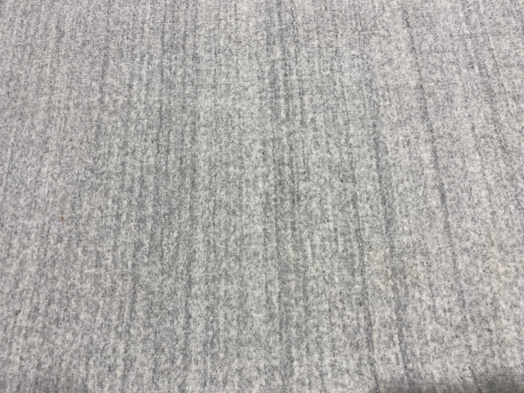 12.6 x 15.1 Plain Solid Color Handmade Wool Contemporary Rug  GRAY #F-6844